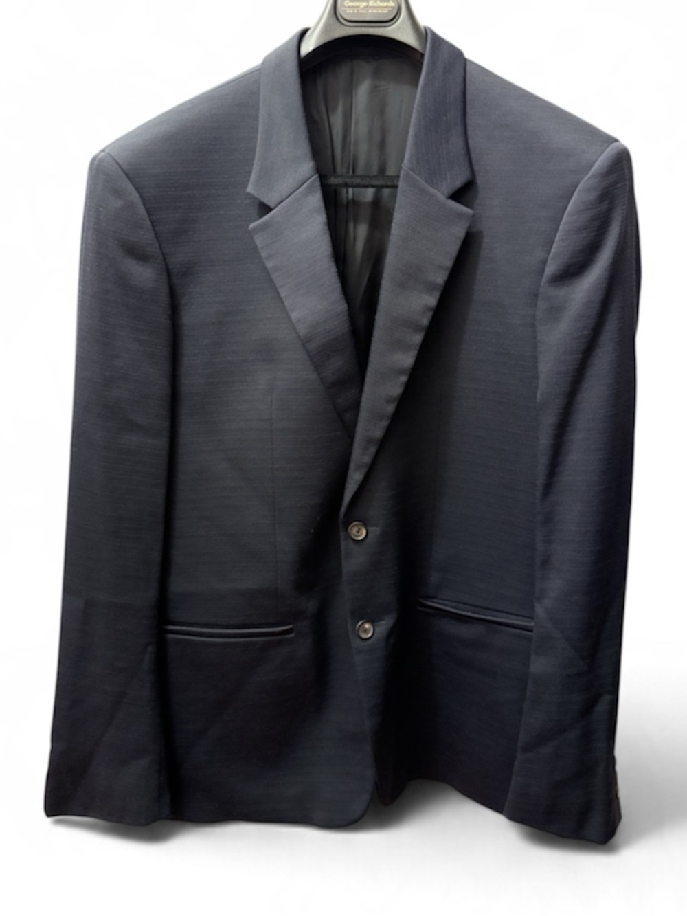 Jil Sander Dark Navy Two-Button Single-Breasted Blazer
